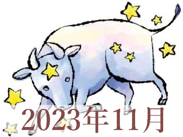 【2023年11月運勢】おうし座・牡牛座の占い