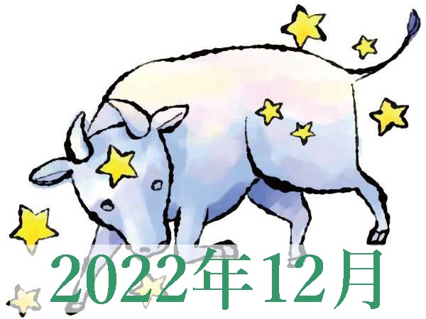 【2022年12月運勢】おうし座・牡牛座の占い