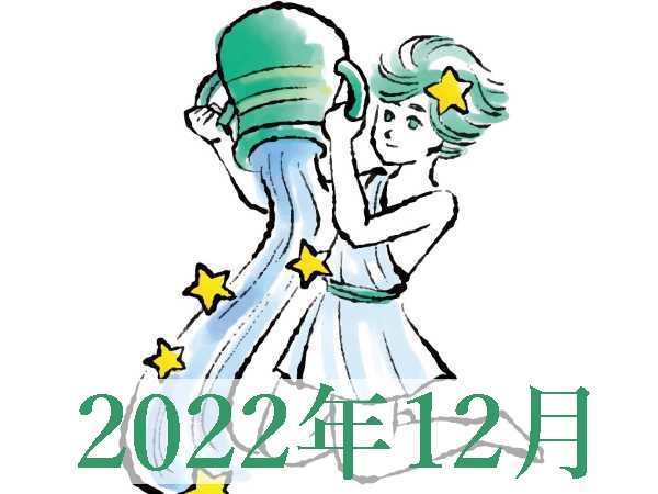 【2022年12月運勢】みずがめ座・水瓶座の占い