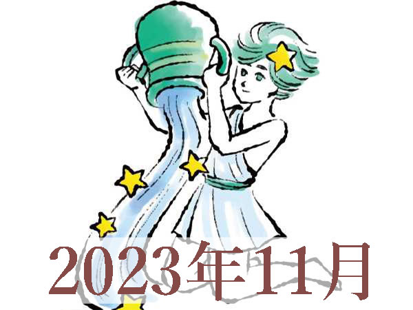 【2023年11月運勢】みずがめ座・水瓶座の占い