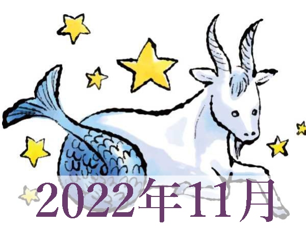 【2022年11月運勢】やぎ座・山羊座の占い
