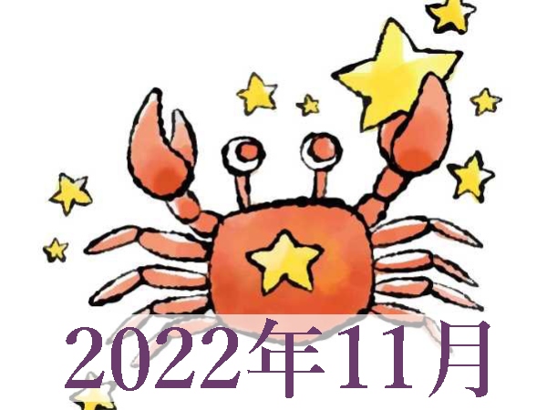【2022年11月運勢】かに座・蟹座の占い