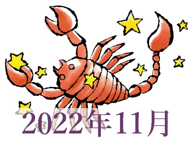 【2022年11月運勢】さそり座・蠍座の占い