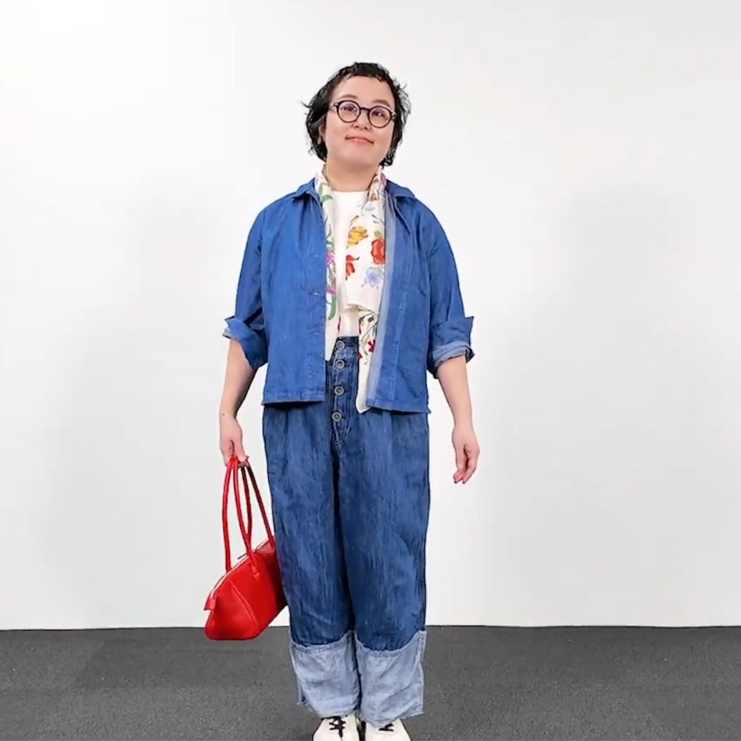 【おしゃれさんスナップ40】ハルメク みね（40代）
