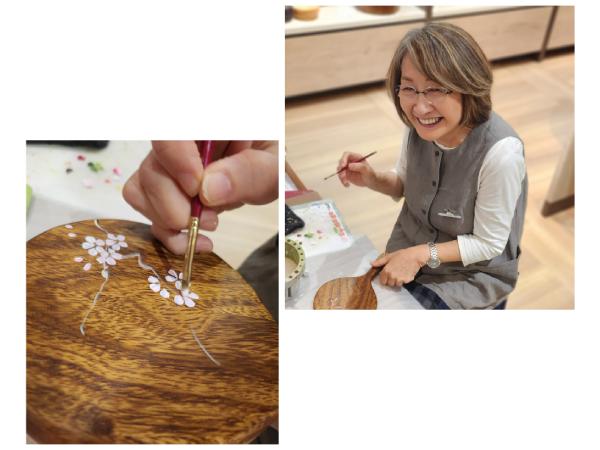手作り木製品の工房「林林鉢(りんりんばち)」さんのちゃぶ台