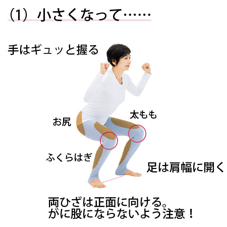 【猫背】蹴り出す力をつける「スクワットして全身を伸ばす」