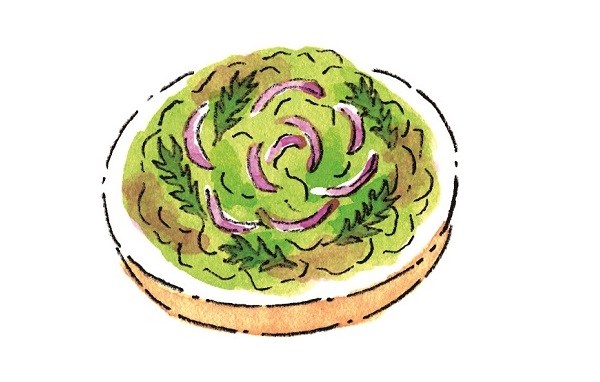 ルール3：サラダは葉野菜を中心によく噛んで食べる