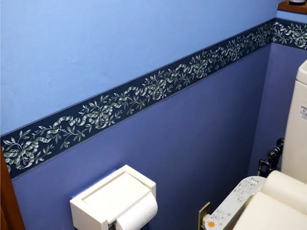 トイレの壁紙のリフォーム