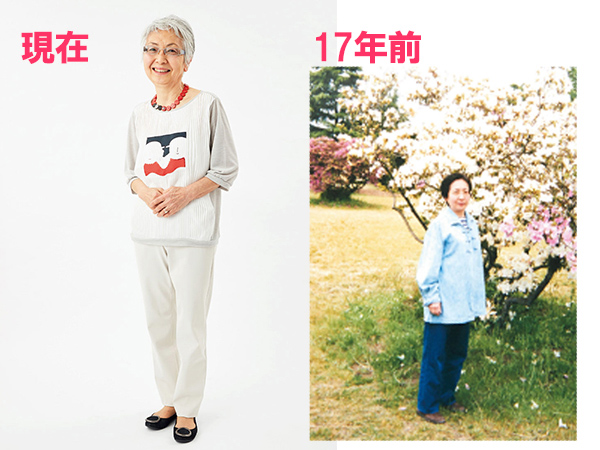 真野わかさんの母、井上信江さん（75歳）