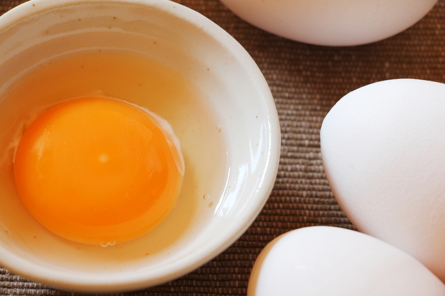卵のサイズは黄身の大きさに比例する？