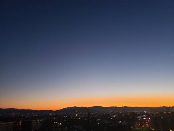 きっかけは、早朝の空がとても美しかったから