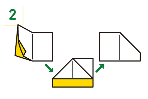 紙皿の折り方２