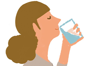 生活習慣5：水分をしっかりとり、脱水を防ぐ