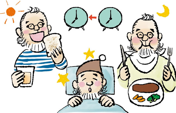 食べ方習慣1：腸の動きと血流促進！夕食のタイミングは？