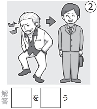 アタマの体操：イラスト漢字2