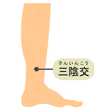 三陰交の場所