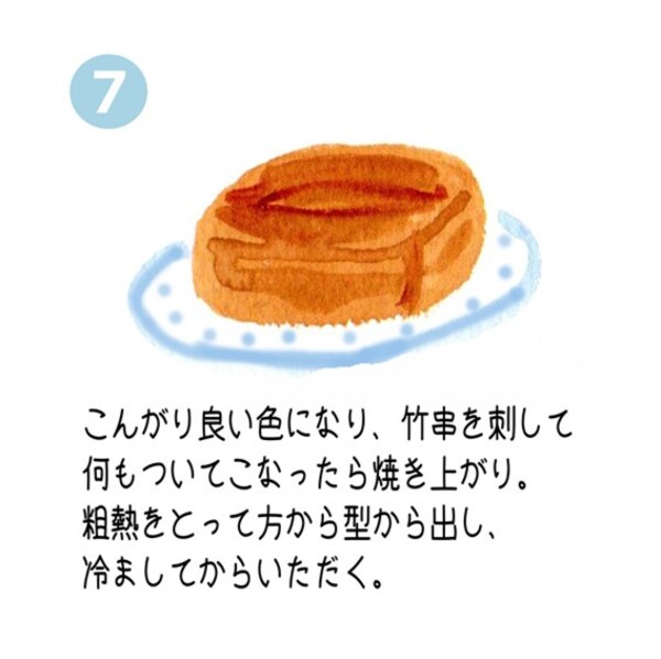 バナナケーキのレシピ