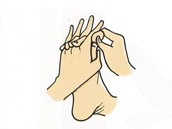 【きくち体操・基本のやり方3】手の指と足の指で握手する2