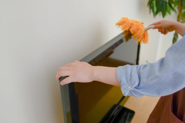 液晶テレビ画面の正しい掃除方法