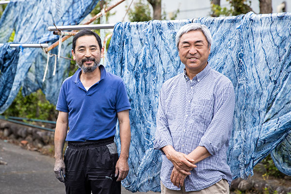 壺草苑の村田徳行さん（左）、武藤株式会社の武藤英之さん（右）