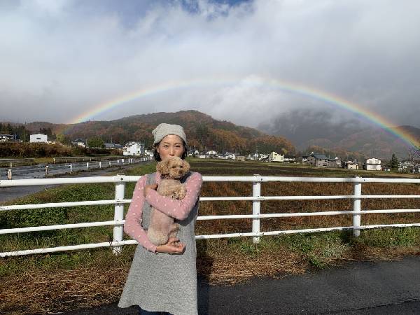 白馬村でイチオシの虹